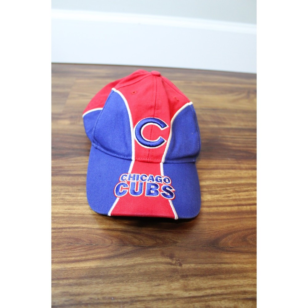 Vintage Chicago Cubs Red and Blue Baseball Cap Hat